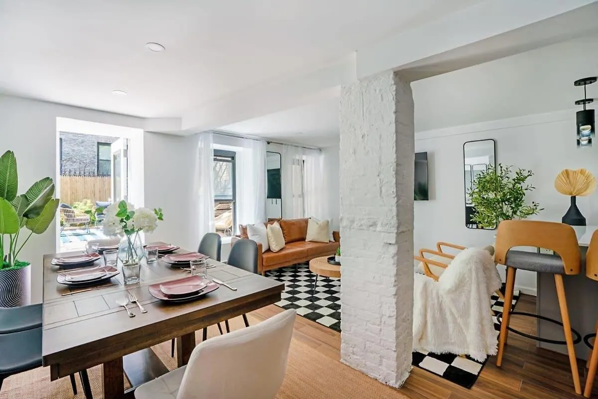 91-1D 3Br 2Baths Duplex With A Private Back Yard - Gym Appartement New York